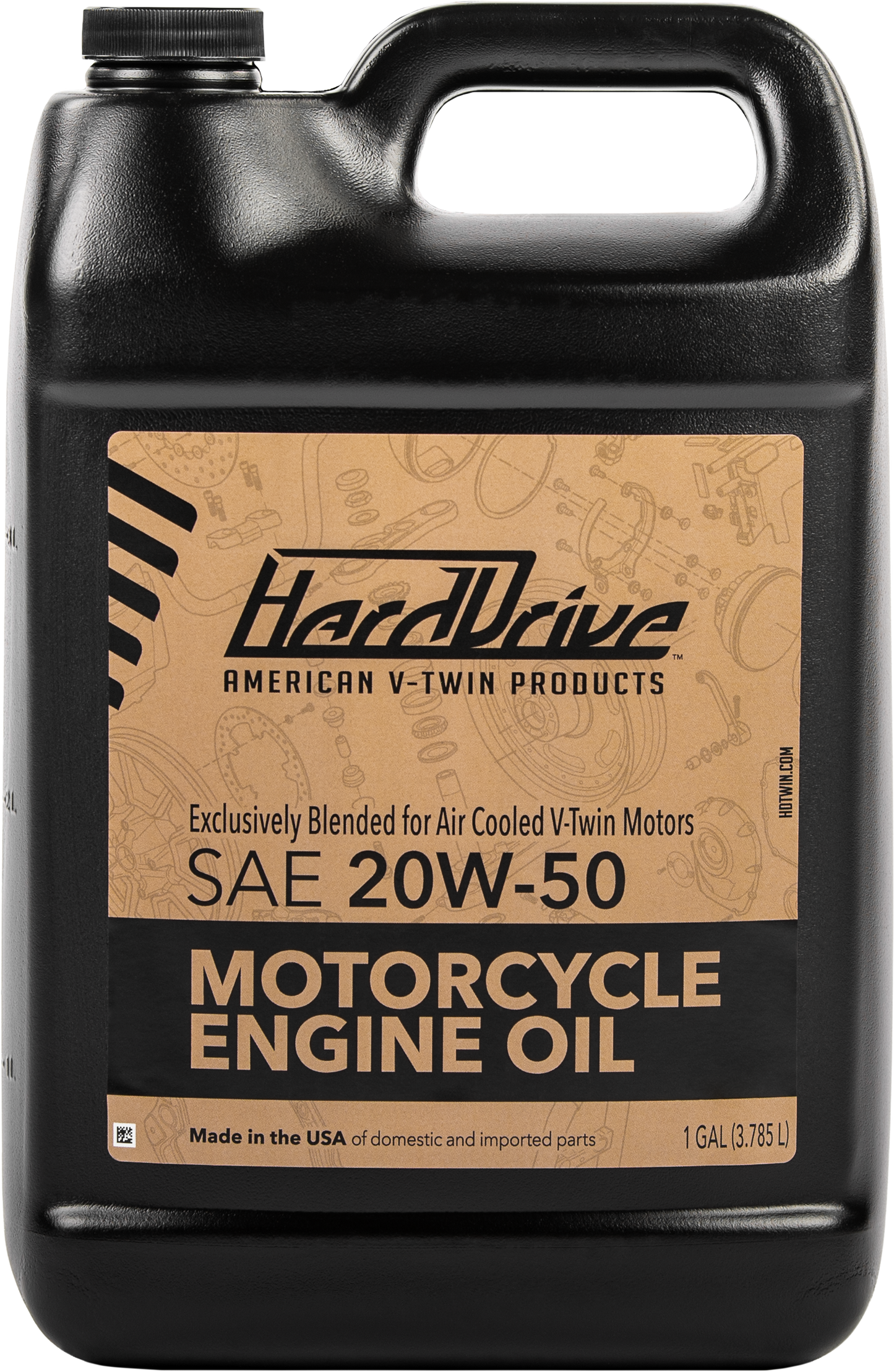 Engine Oil 20w50 1 Gal (4/Case  Sold Ea)