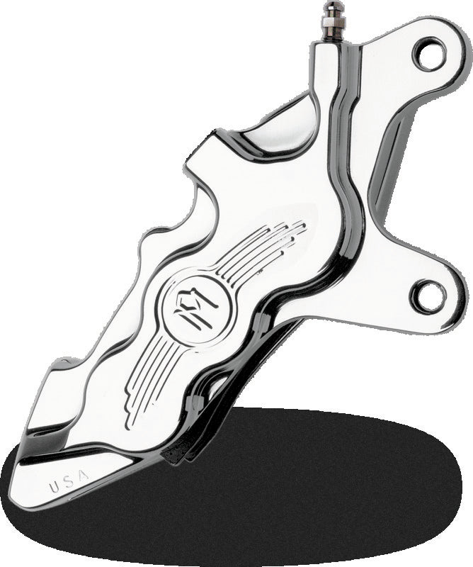 Performance Machine  Frt 6 Pistn Diff Bore Clpr - Chrome