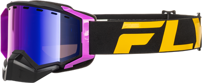 Zone Elite Sn Goggle Blk/Pink W/Pur Mir/Plrzd Rose Lens