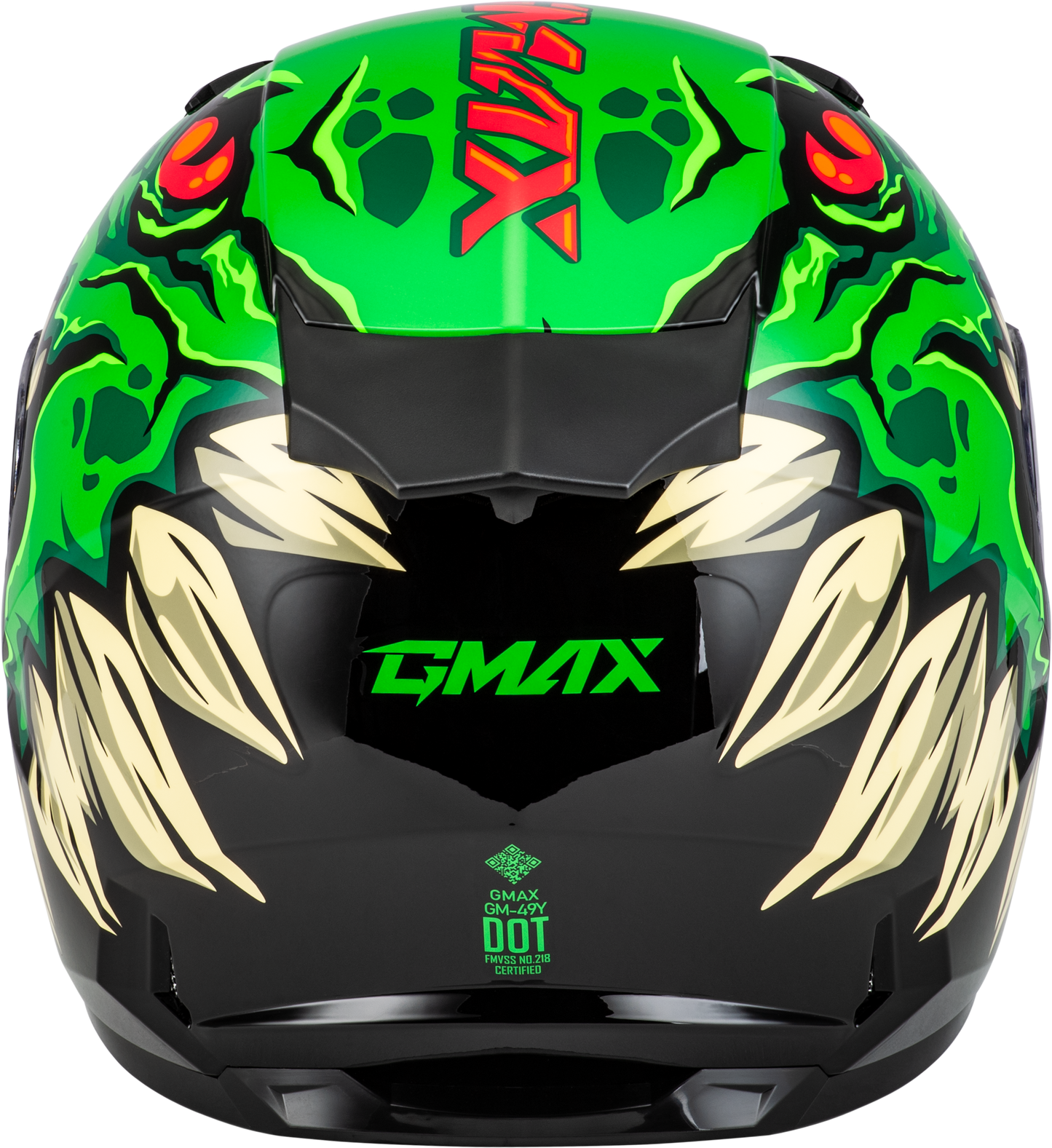 Youth Gm 49y Drax Helmet Green Ym