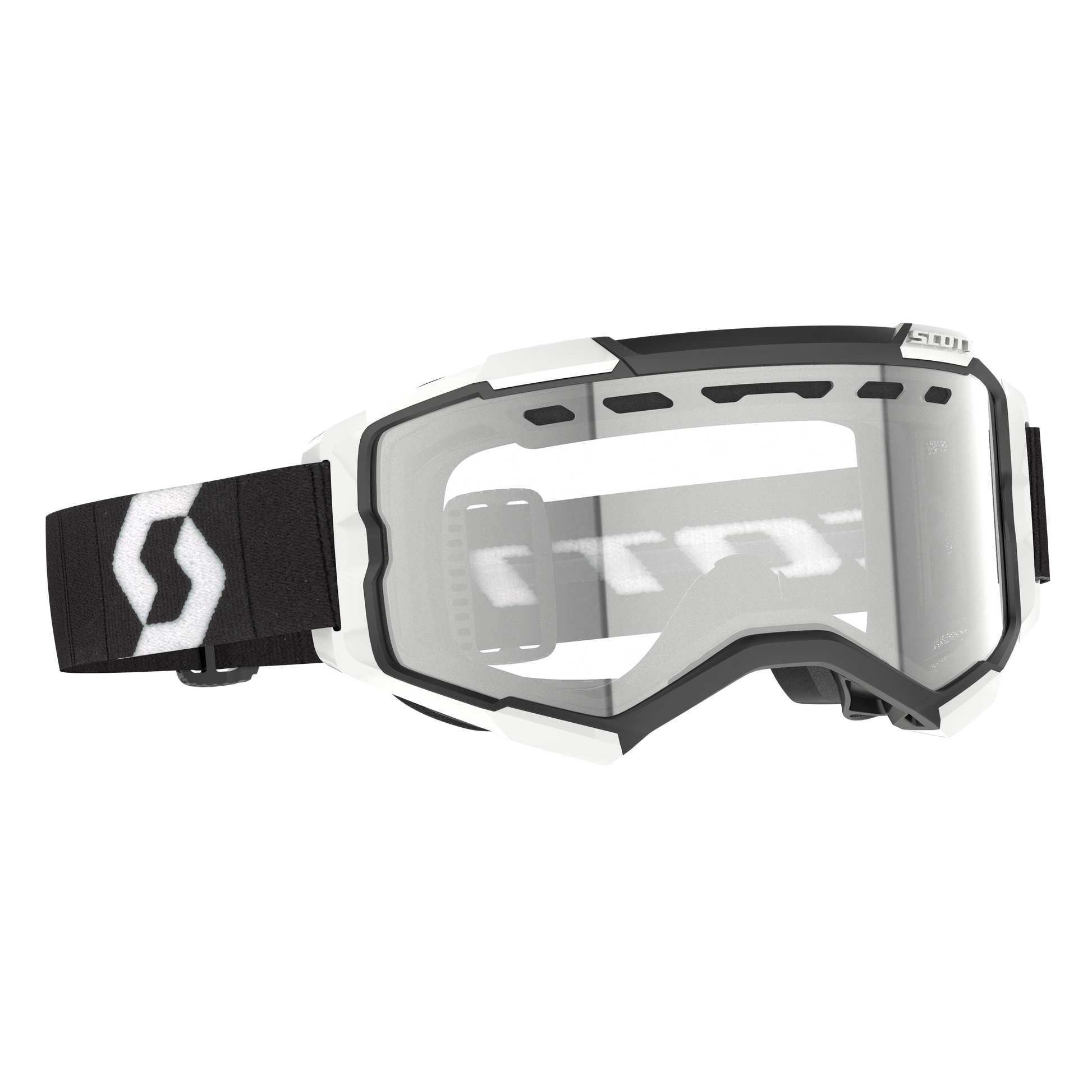 Fury Enduro Goggle Blk/Wht Clear Wrk
