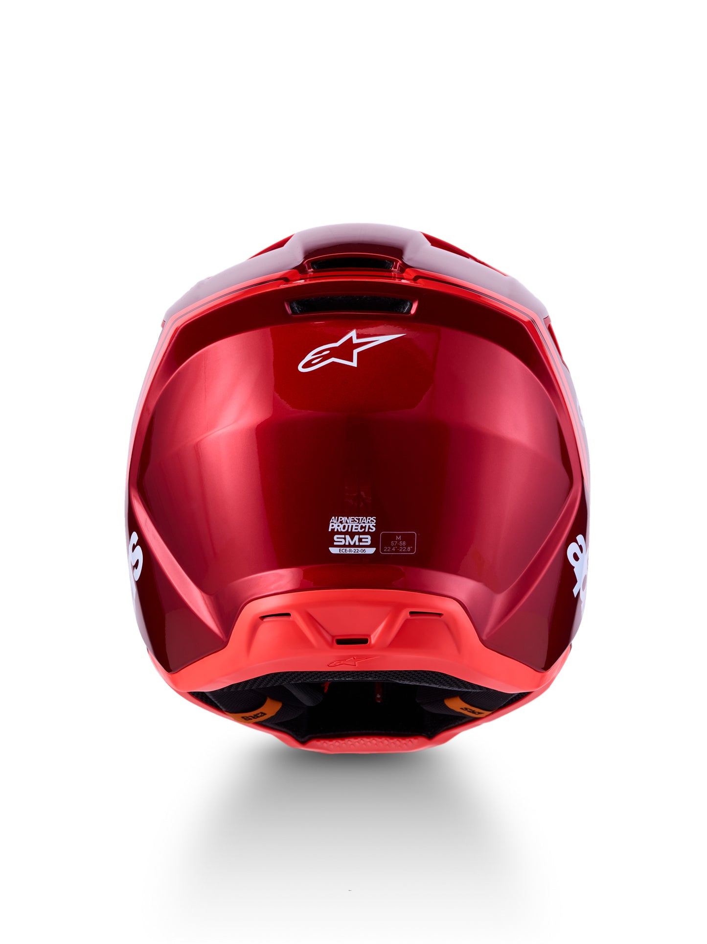 S M3 Radium Helmet Ece06/Dot Red Mot/Red Fl/Wht Gl Xl