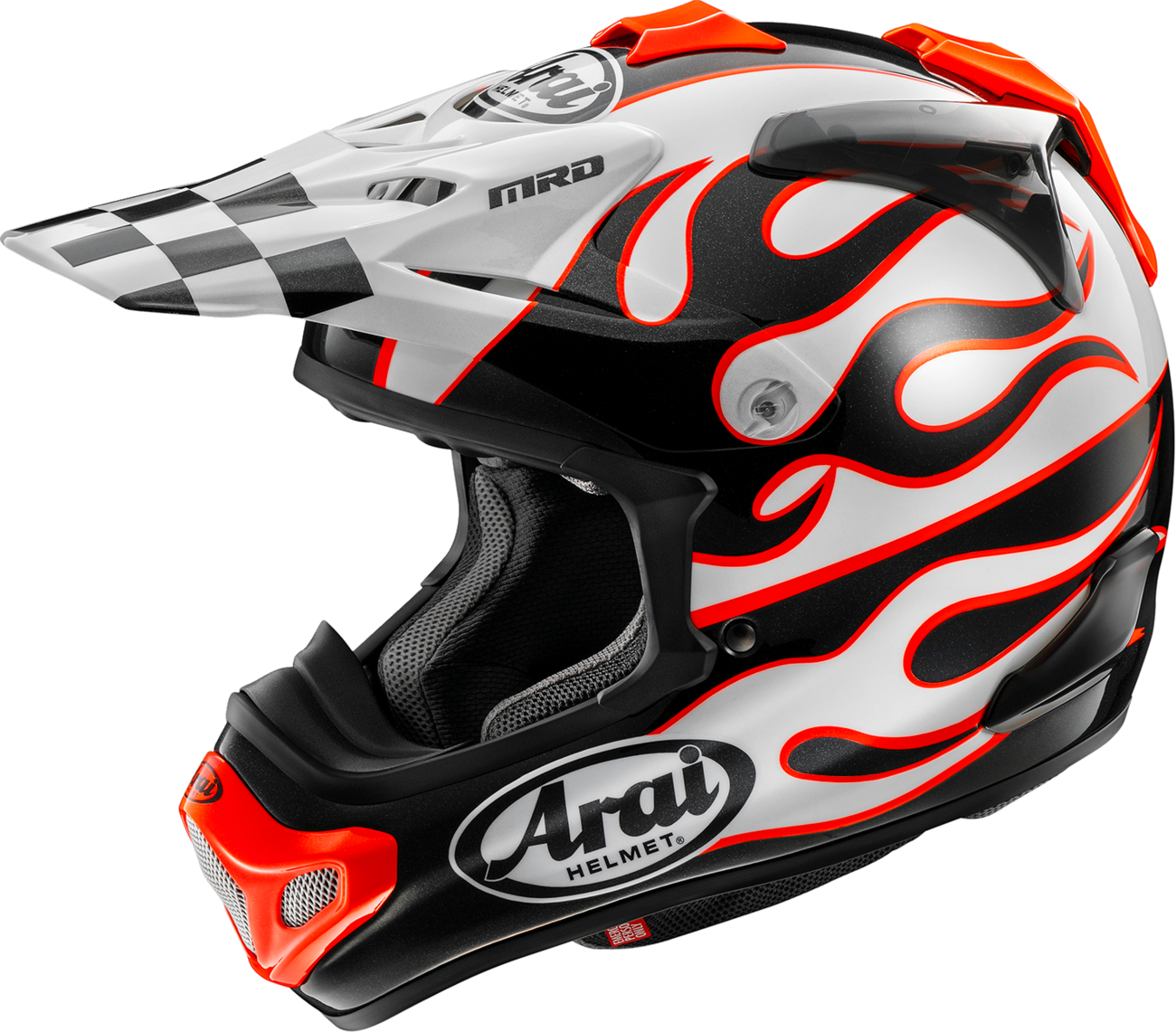 ARAI HELMETS VX-Pro4 Helmet - Flame - White - XS 0110-8953