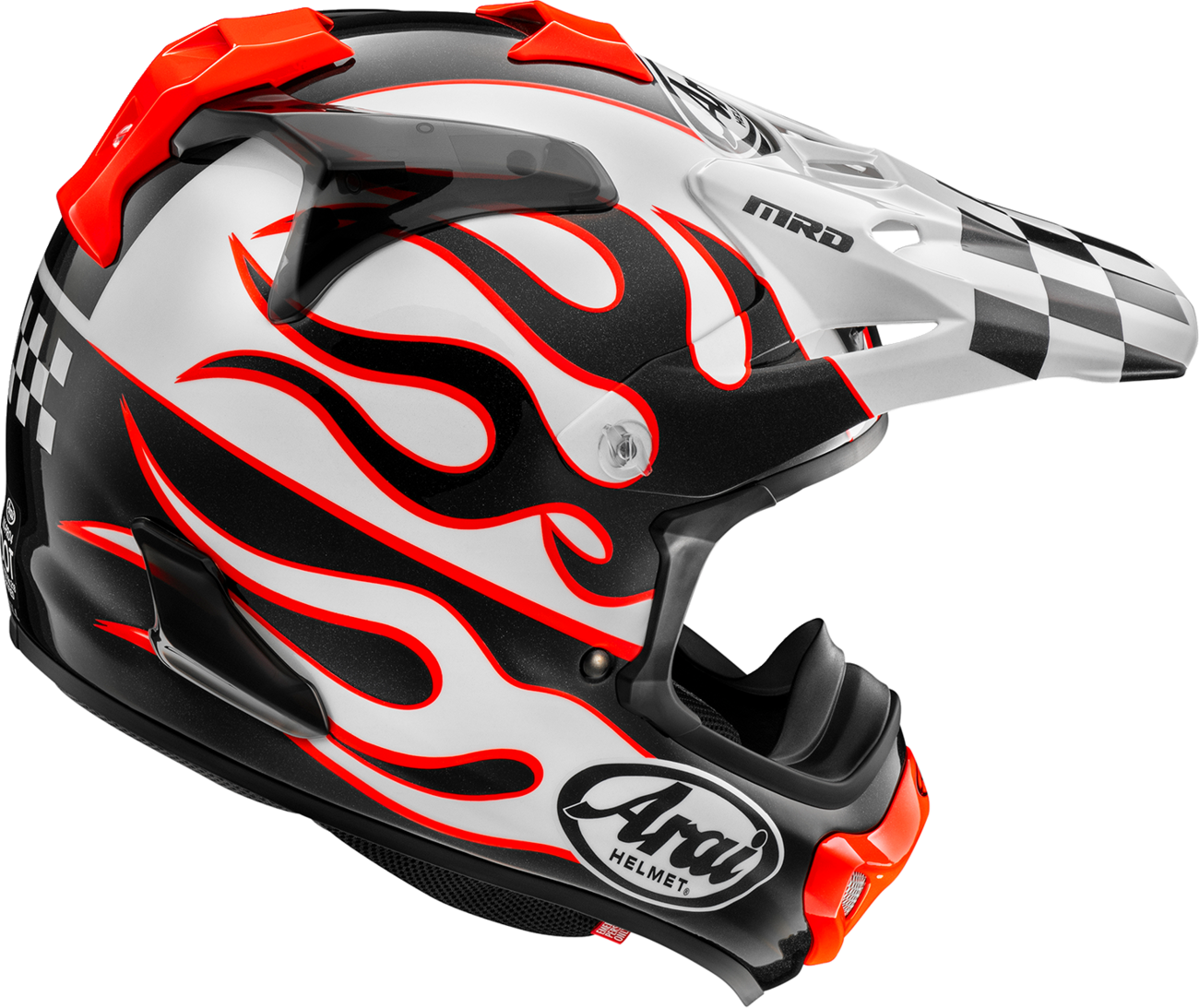 ARAI HELMETS VX-Pro4 Helmet - Flame - White - XS 0110-8953