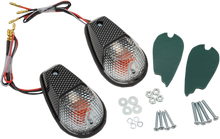 K&S TECHNOLOGIES Flush Mount Marker Lights - Carbon/Clear 25-8020