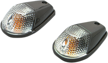 K&S TECHNOLOGIES Flush Mount Marker Lights - Black/Clear 25-8022