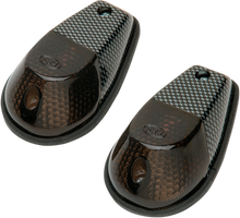 K&S TECHNOLOGIES Flush Mount Marker Lights - Carbon/Smoke 25-8026