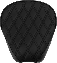 DRAG SPECIALTIES SEATS Rear Solo Seat - Wide - Double Diamond - Black Stitch - FL '97-'23 4698B