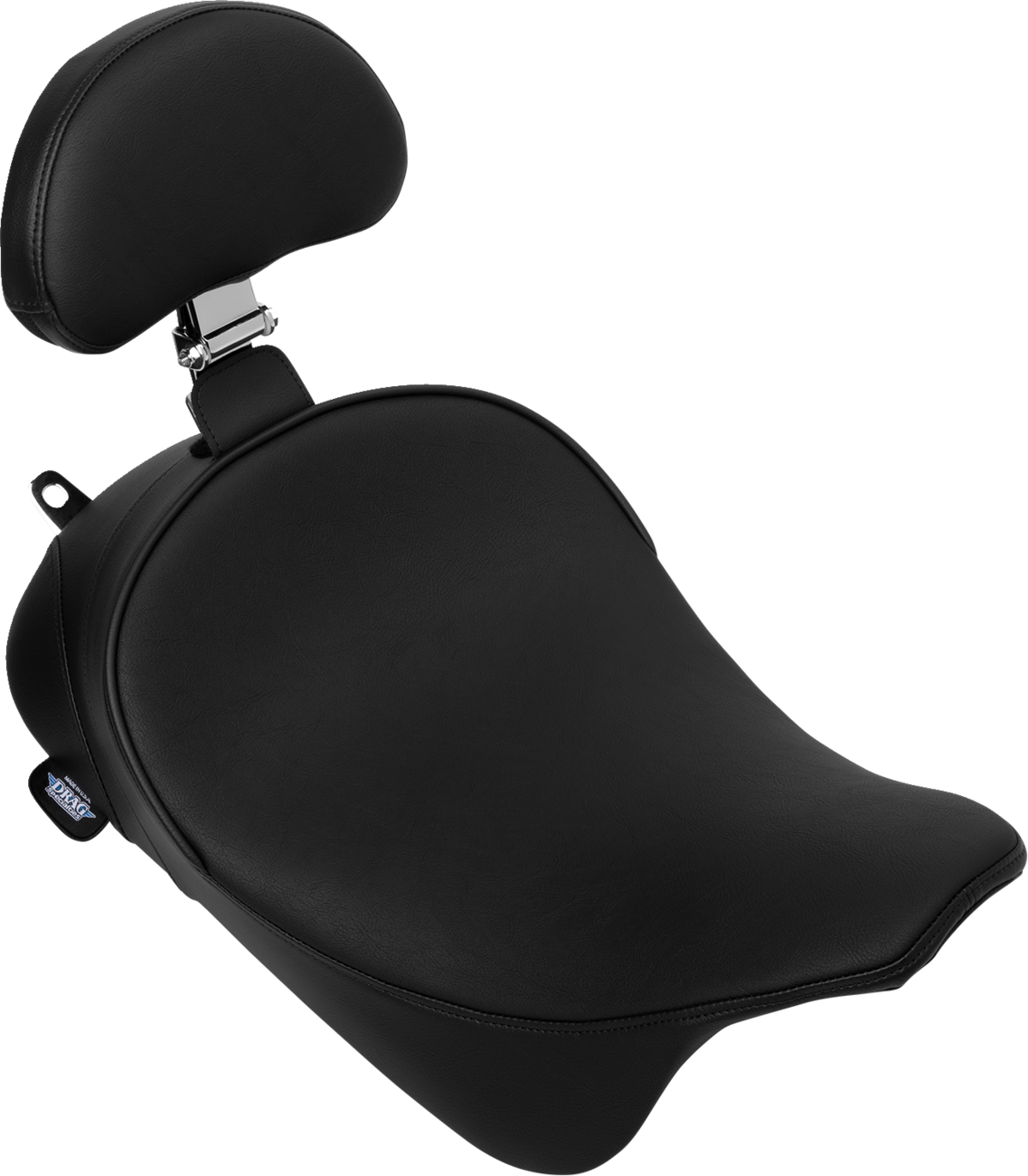 DRAG SPECIALTIES SEATS Solo Front Seat - Smooth - w/ Backrest Option - FL '08-'23 4699A
