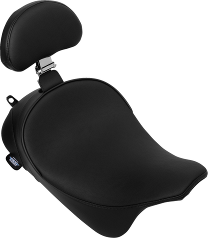 DRAG SPECIALTIES SEATS Solo Front Seat - Smooth - w/ Backrest Option - FL '08-'23 4699A