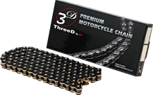 EK 520 L3D - Drive Chain - 120 Links - Black/Gold 520L3D-120KG