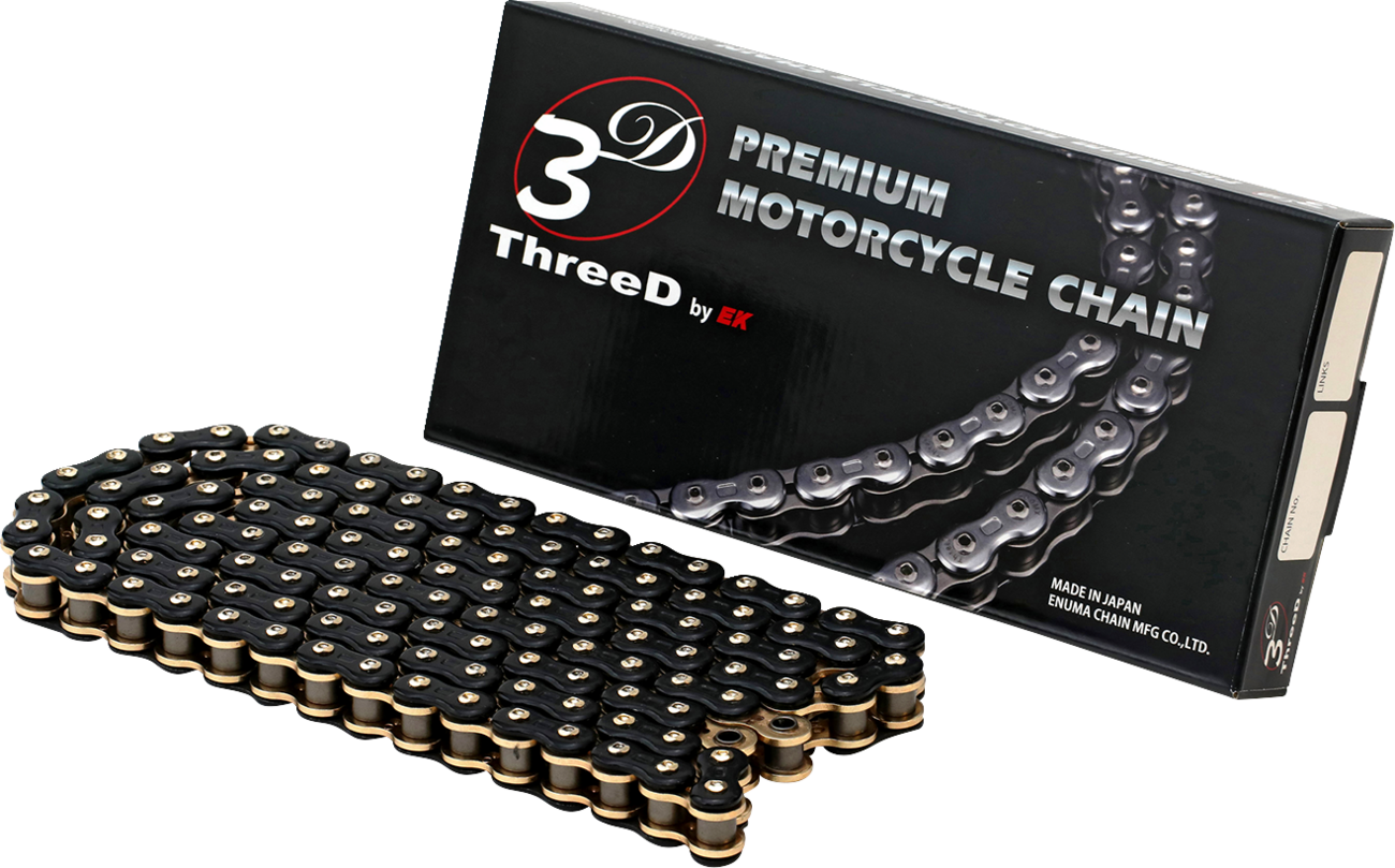 EK 520 RV3D - Drive Chain - 120 Links - Black/Gold 520RV3D-120KG