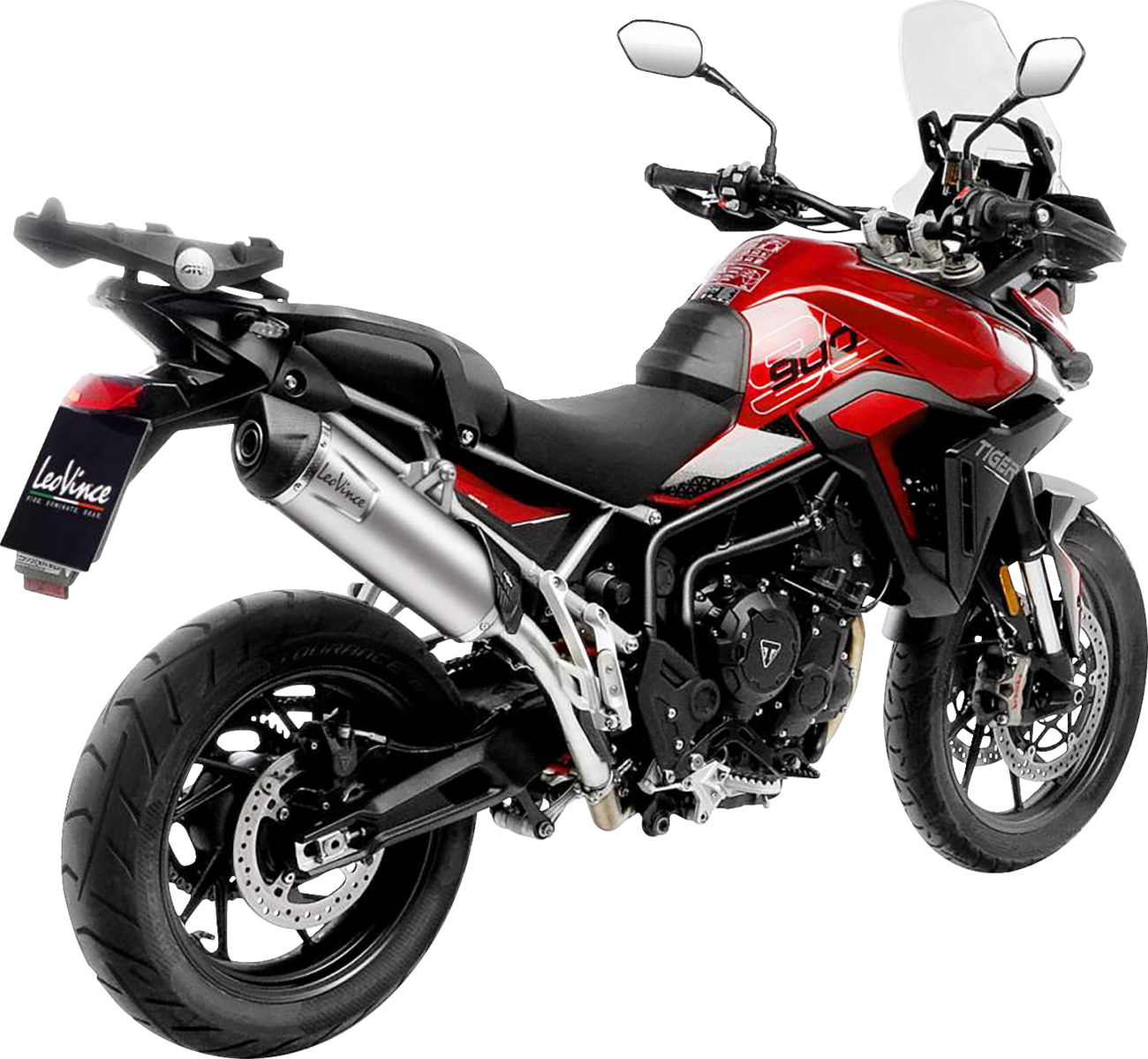 LEOVINCE LV One EVO Slip-On Muffler - Stainless Steel - Tiger 900 14450EU
