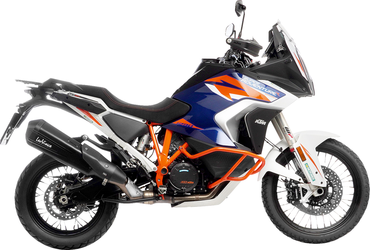 LEOVINCE LV-12 R Slip-On Muffler - Black - 1290 Super Adventure R/S 15308BU
