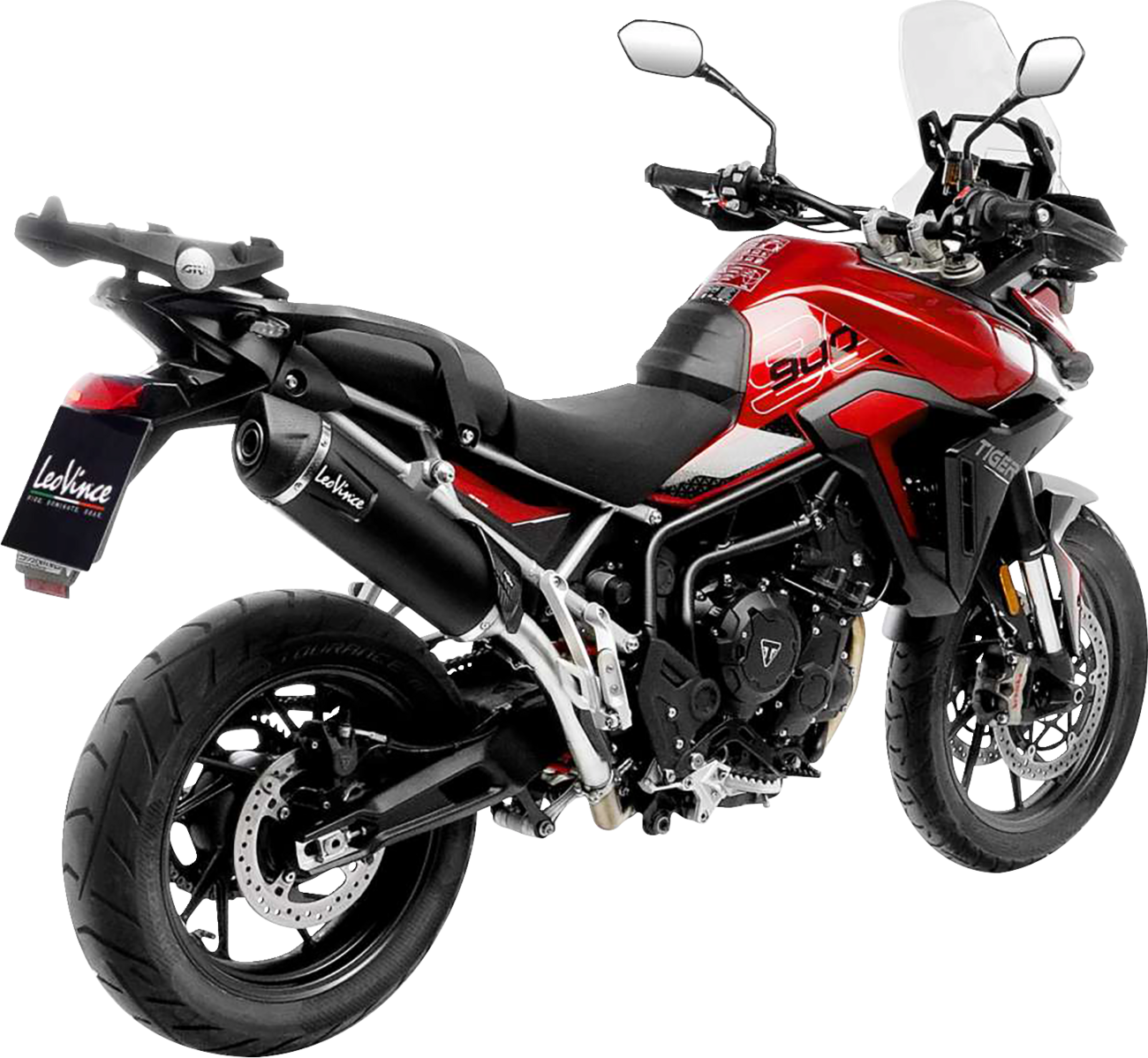 LEOVINCE LV One EVO Slip-On Muffler - Black Edition - Tiger 900 14450EBU