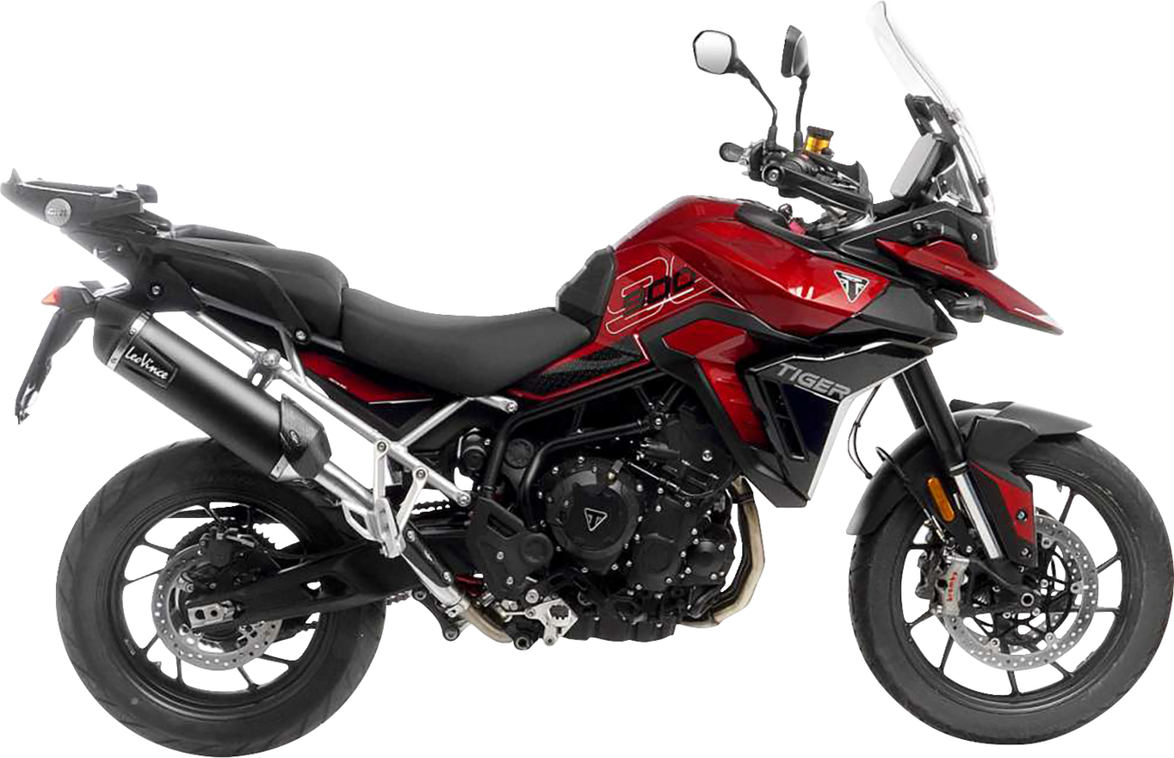 LEOVINCE LV One EVO Slip-On Muffler - Black Edition - Tiger 900 14450EBU