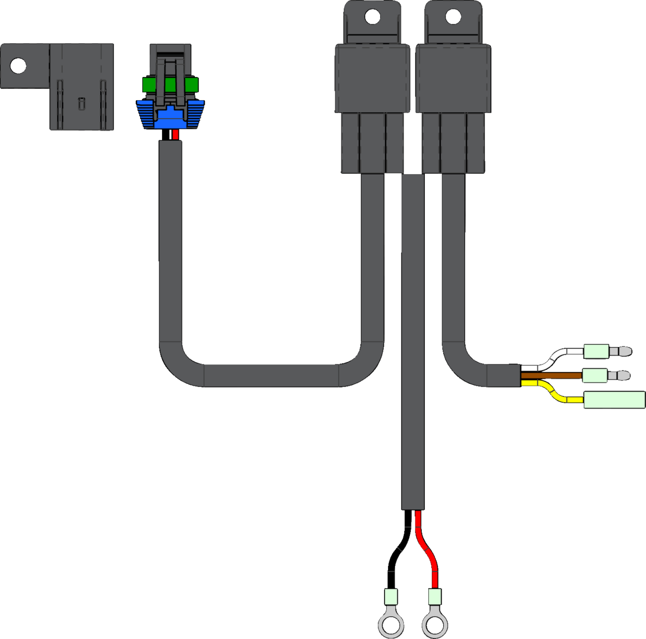KFI PRODUCTS Actuator Relay Harness Replacement ACT-HAR