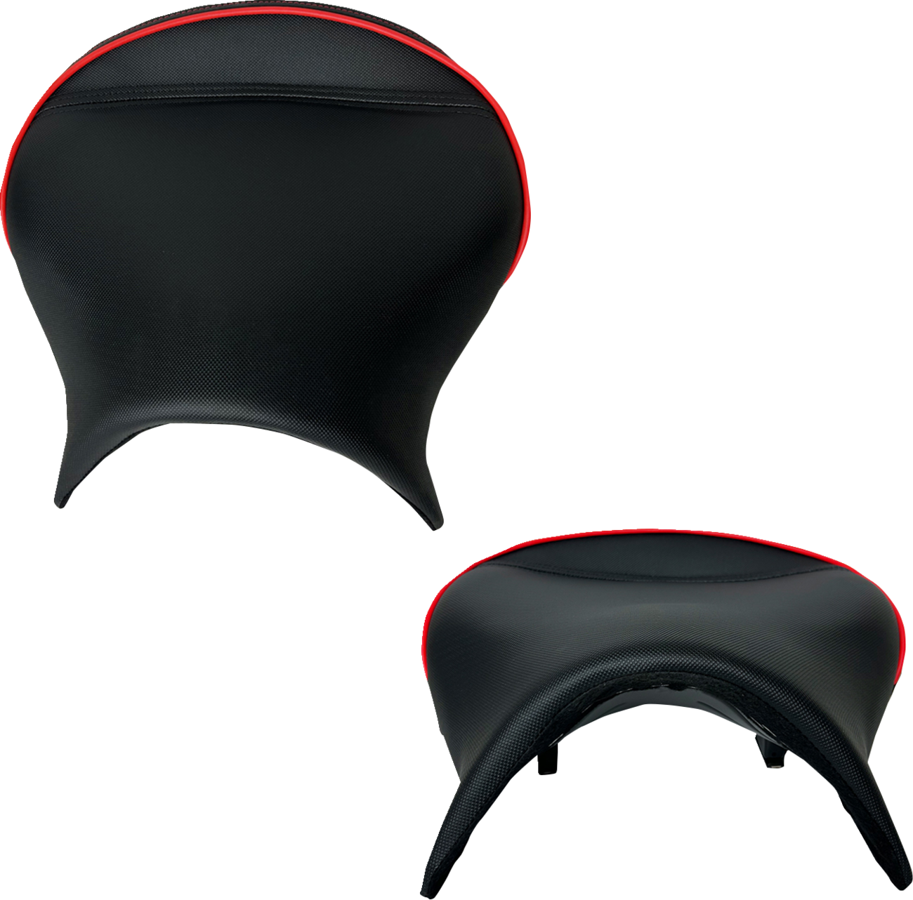 SHOW CHROME Ryker Combat Seat - Black w/ Red Trim - Can-Am Ryker 41-429