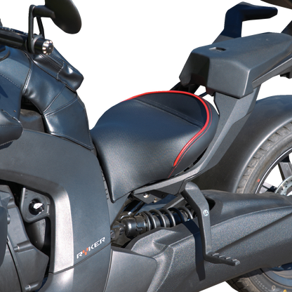 SHOW CHROME Ryker Combat Seat - Black w/ Red Trim - Can-Am Ryker 41-429