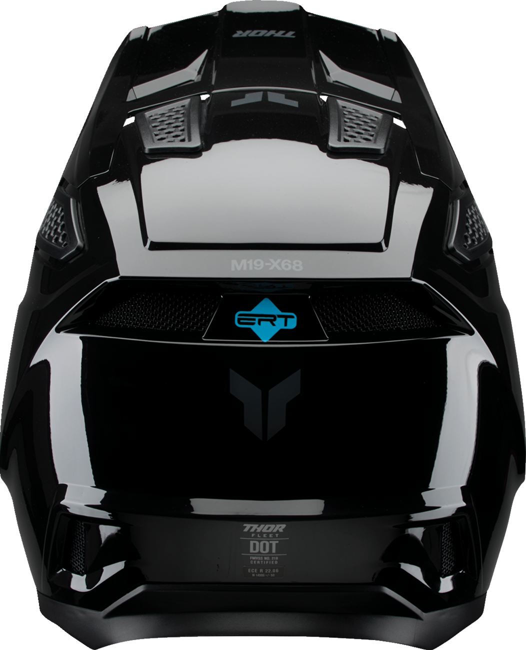 THOR Fleet Helmet - Blackout - Gloss Black - XL 0110-8968