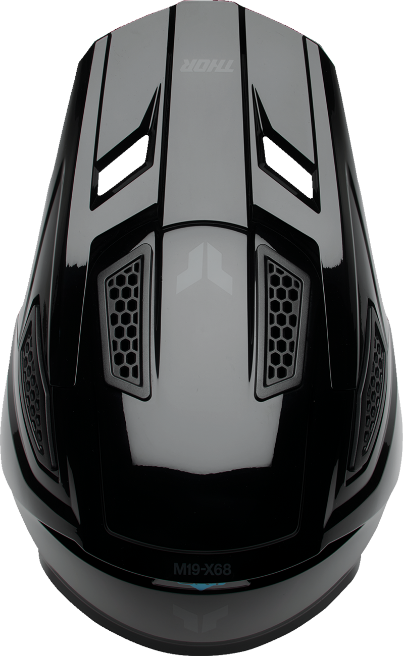 THOR Fleet Helmet - Blackout - Gloss Black - Medium 0110-8966