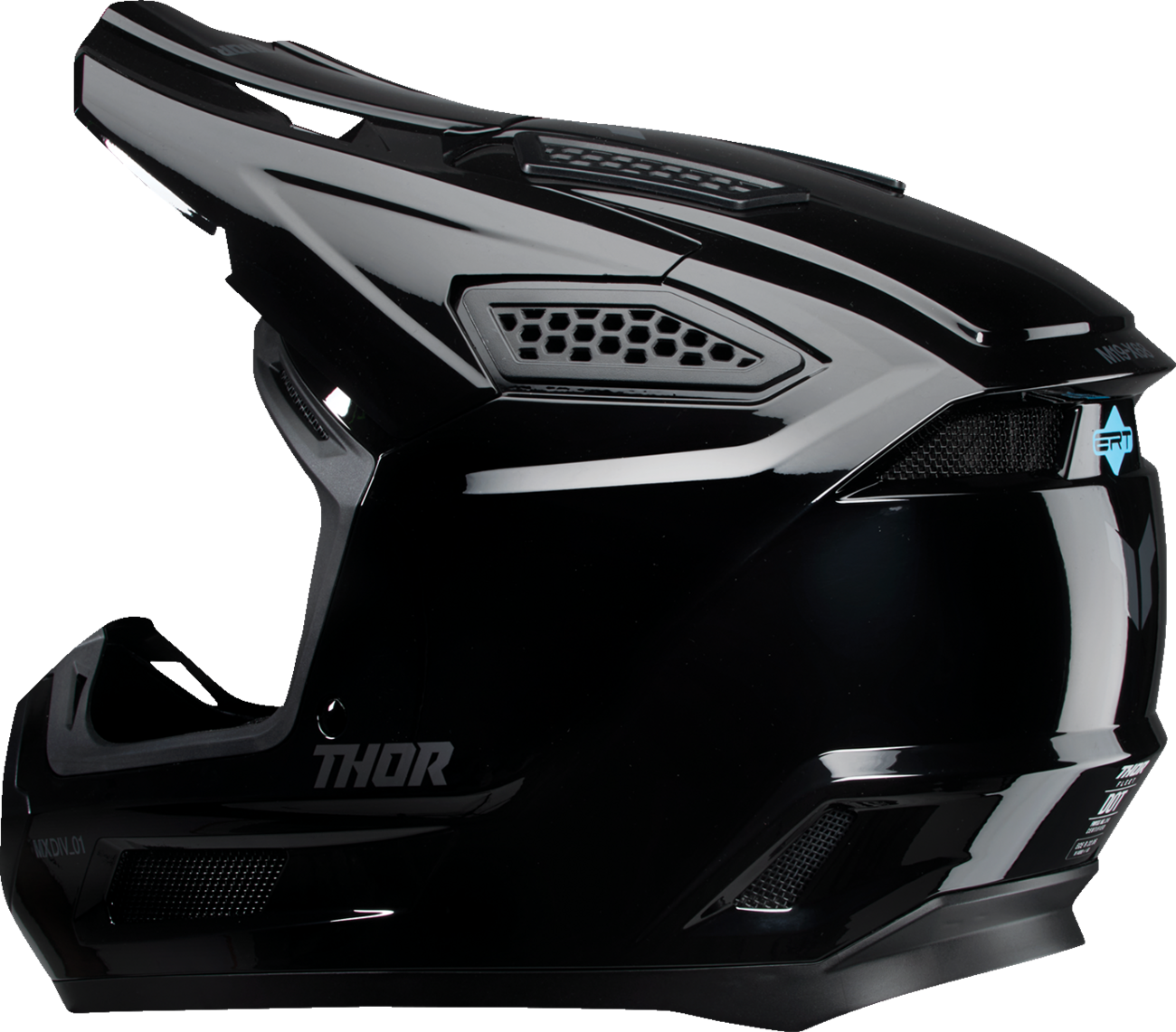THOR Fleet Helmet - Blackout - Gloss Black - XL 0110-8968