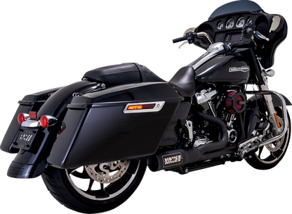 VANCE & HINES 2-into-1 High Output PCX™ Exhaust System - Black - Touring 47321-22