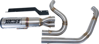 VANCE & HINES 2-into-1 High Output PCX™ Exhaust System - Brushed - Touring 27321-22