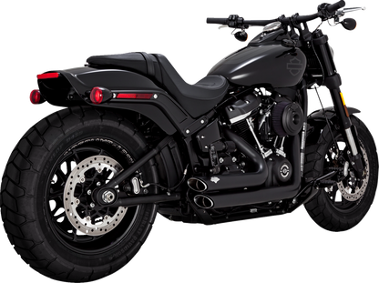 VANCE & HINES Shortshots Staggered PCX™ Exhaust System - Matte Black 47333-22