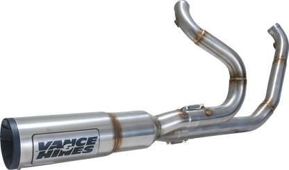 VANCE & HINES 2-into-1 High Output PCX™ Exhaust System - Brushed - Touring 27321-22