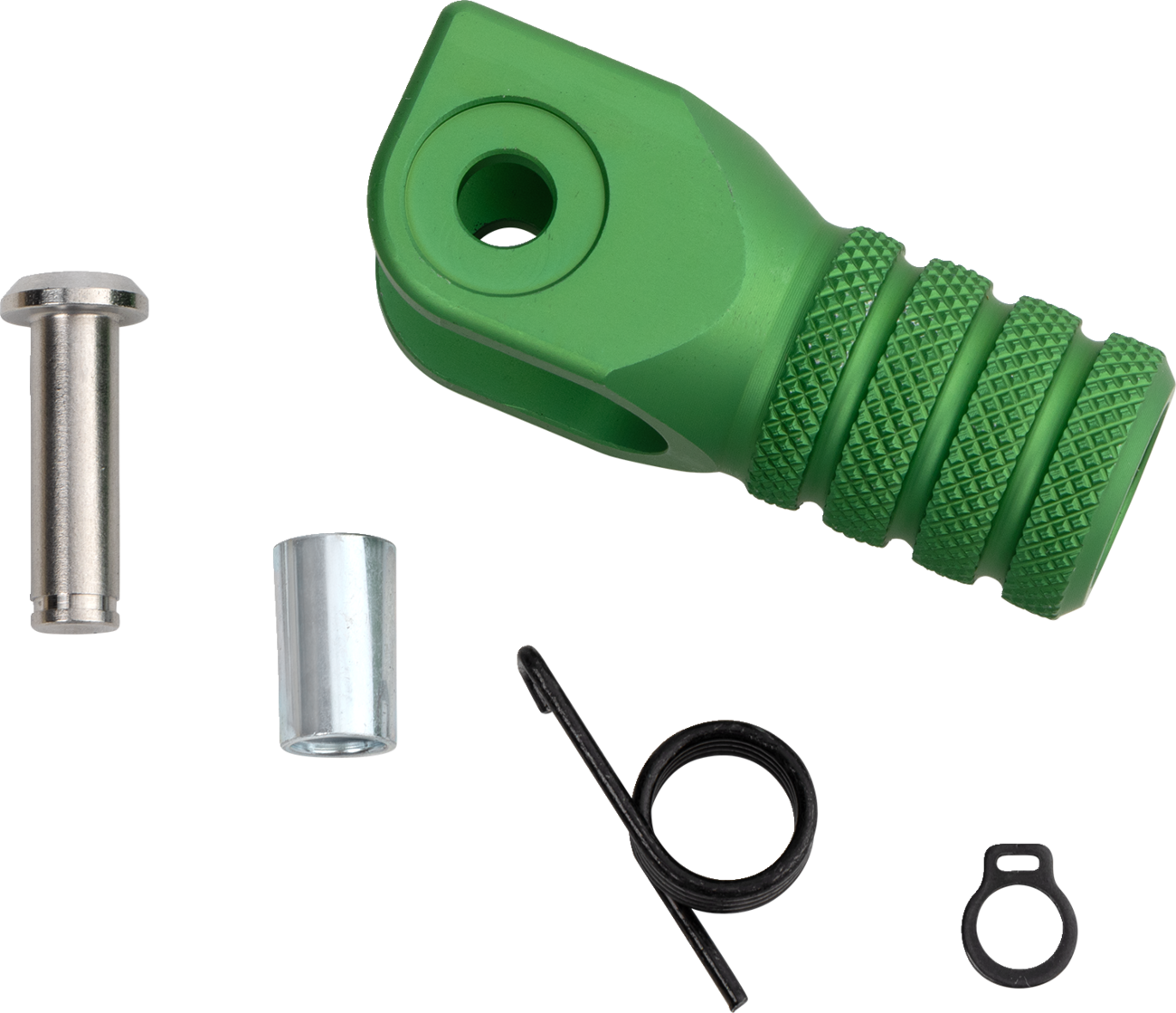 MOOSE OFFROAD Knurled Shift Lever Tip - 0 mm - Green 81-0000-02-30