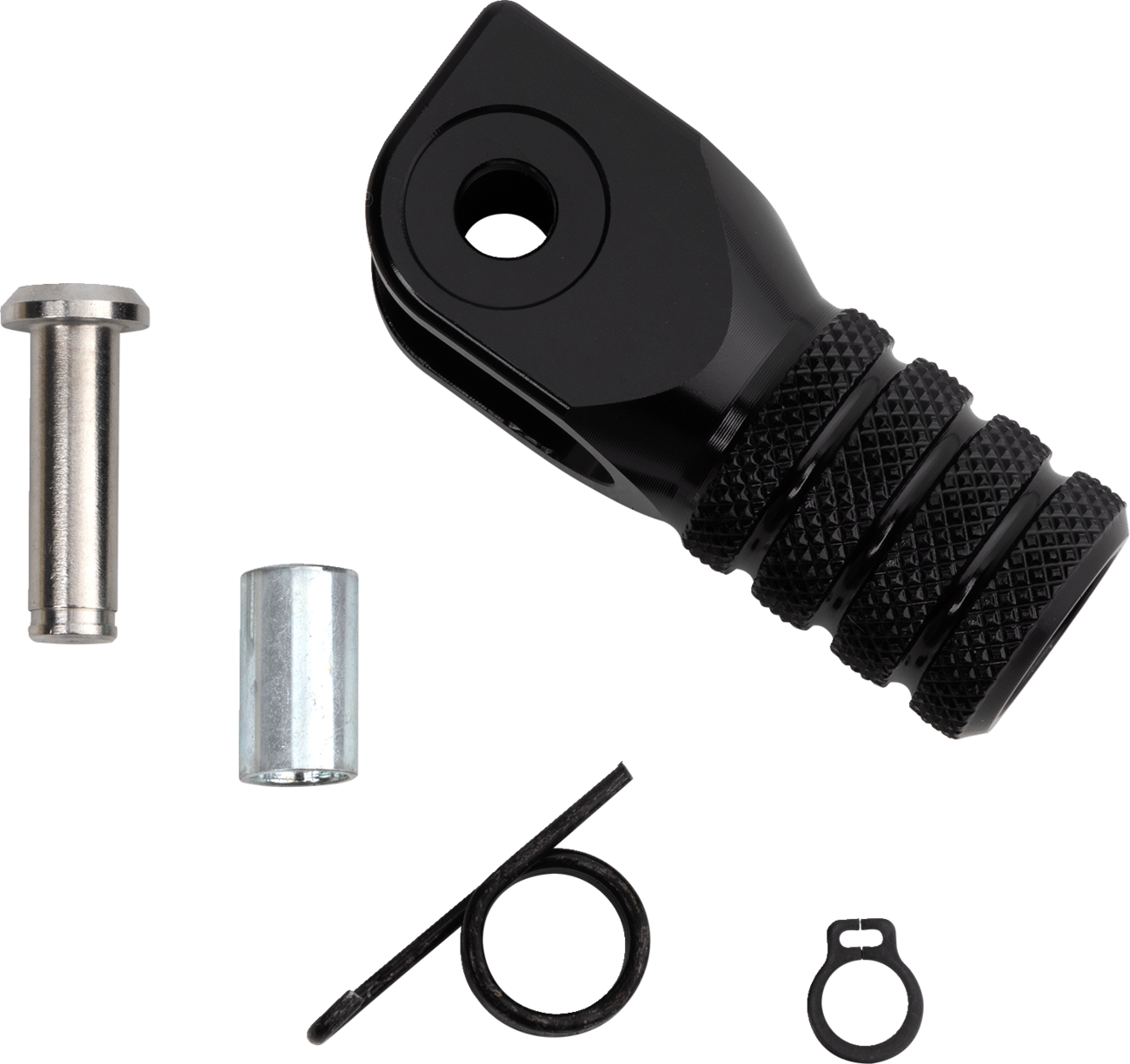 MOOSE OFFROAD Knurled Shift Lever Tip - 0 mm - Black 81-0000-02-60