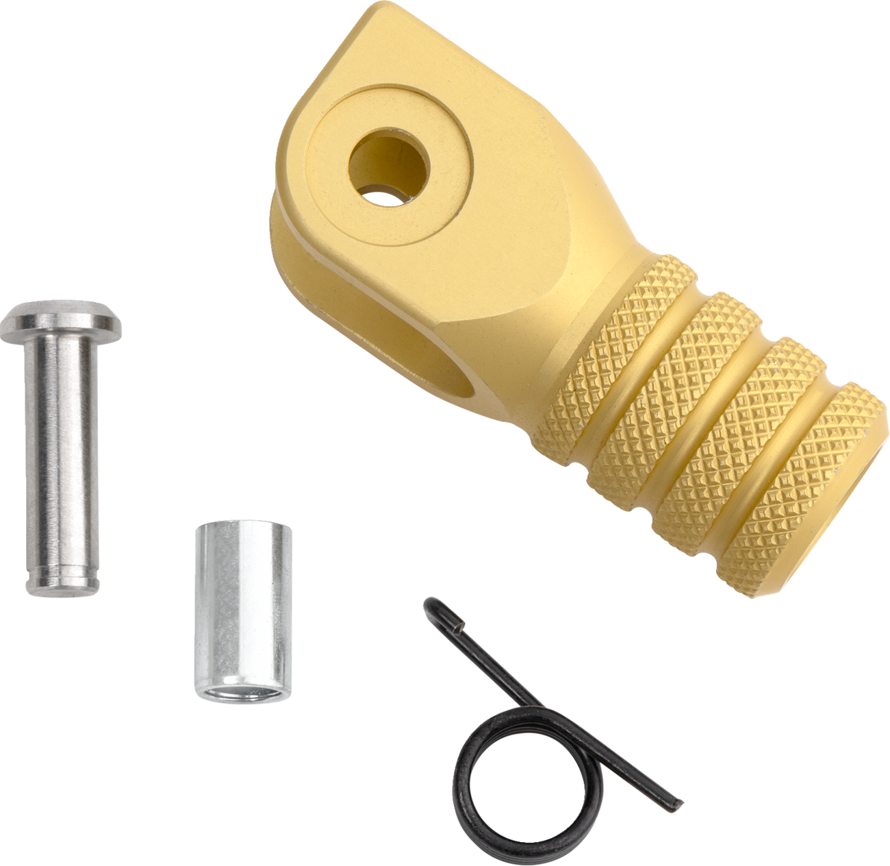 MOOSE OFFROAD Knurled Shift Lever Tip - 0 mm - Gold 81-0000-02-50