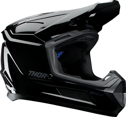 THOR Youth Fleet Helmet - Blackout - Gloss Black - Small 0111-1695