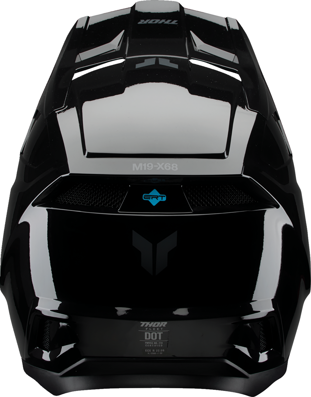THOR Youth Fleet Helmet - Blackout - Gloss Black - Medium 0111-1696