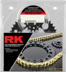 RK Chain and Sprocket Kit - OEM Replacement - Natural - Yamaha YZF-R7 4068-150EX