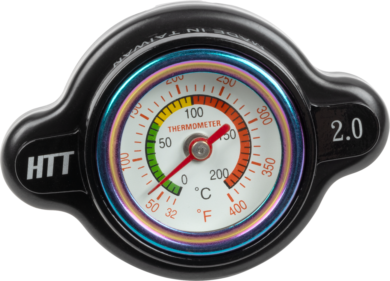 MOOSE OFFROAD Radiator Cap with Temperature Gauge - 2.0 Bar - Husqvarna/KTM I15-5201B