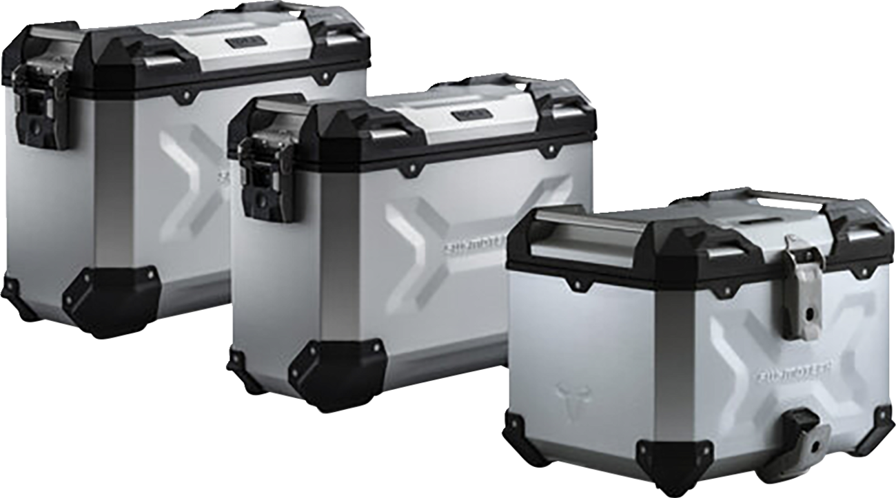 SW-MOTECH Adventure Luggage System - Silver - Suzuki VStrom 650 '16-'24 ADV.05.876.75001/S