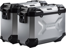 SW-MOTECH TRAX ADV Aluminum Case System - Silver - Honda VFR1200X '11-'17 KFT.01.660.70000/S