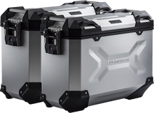SW-MOTECH TRAX ADV Aluminum Case System - Silver - KTM Super Moto 950/SMR/SMT 990 '05-'13 KFT.04.621.70000/S