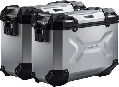 SW-MOTECH TRAX ADV Aluminum Case System - Silver - KTM Super Moto 950/SMR/SMT 990 '05-'13 KFT.04.621.70000/S
