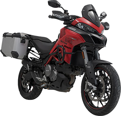 SW-MOTECH TRAX ADV Aluminum Case System - Silver - Ducati Multistrada 950/1200/1260/V2 '15-'24 KFT.22.114.70002/S