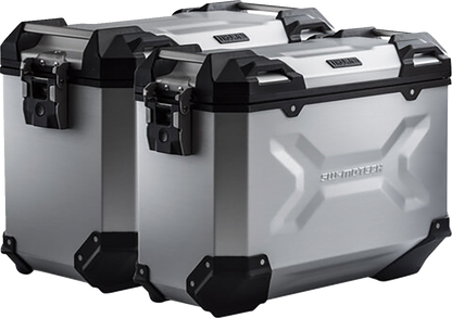 SW-MOTECH TRAX ADV Aluminum Case System - Silver - BMW F 650/700/800 GS '08-'18 KFT.07.559.70001/S