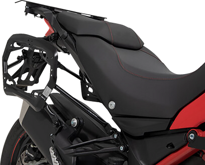SW-MOTECH TRAX ADV Aluminum Case System - Silver - Ducati Multistrada 950/1200/1260/V2 '15-'24 KFT.22.114.70002/S
