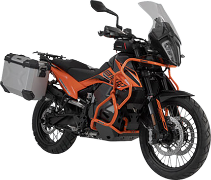 SW-MOTECH TRAX ADV Aluminum Case System - Silver - KTM Adventure 790/890/SMT 890 '19-'24 KFT.04.521.70001/S