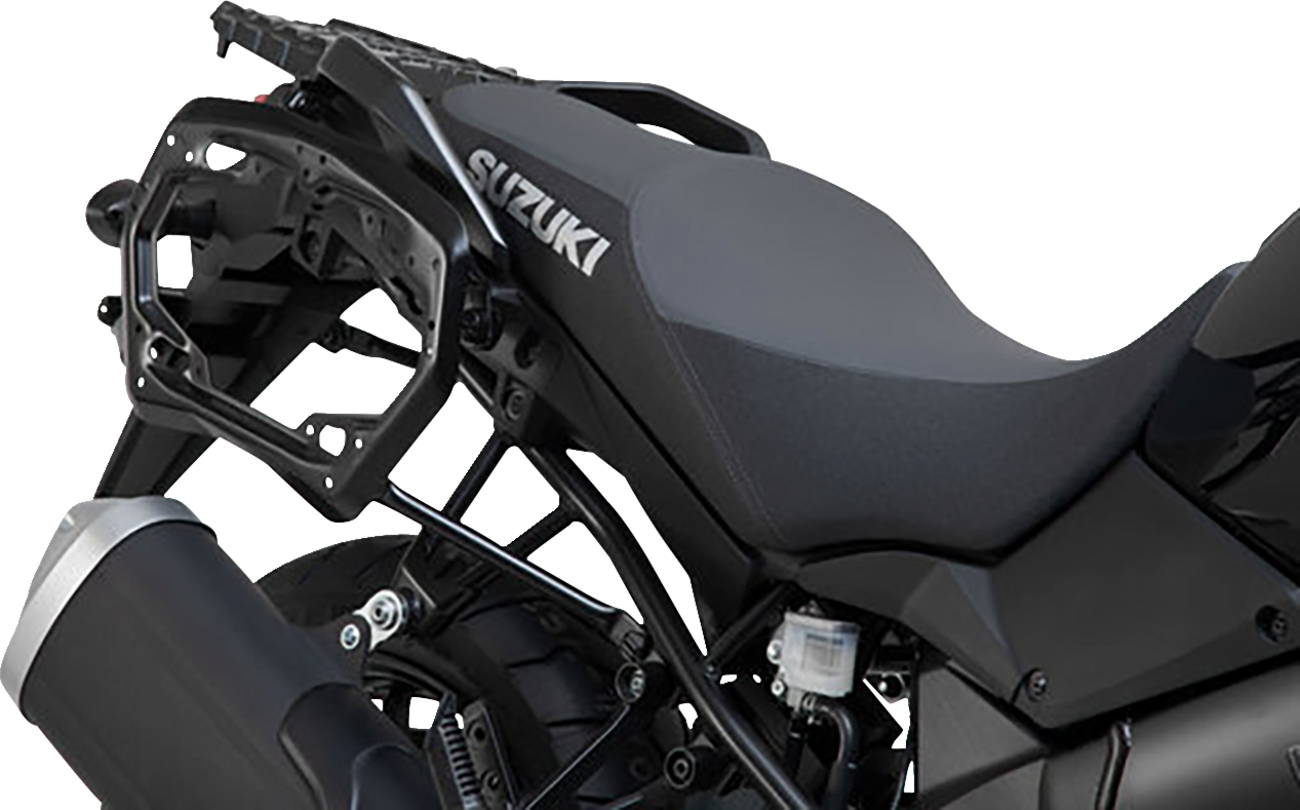 SW-MOTECH TRAX ADV Aluminum Case System - Silver - Suzuki V-Strom 1000 '14-'19 KFT.05.440.70001/S
