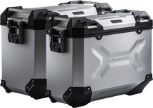 SW-MOTECH TRAX ADV Aluminum Case System - Silver - Suzuki V-Strom 650 '11-'16 KFT.05.765.70000/S