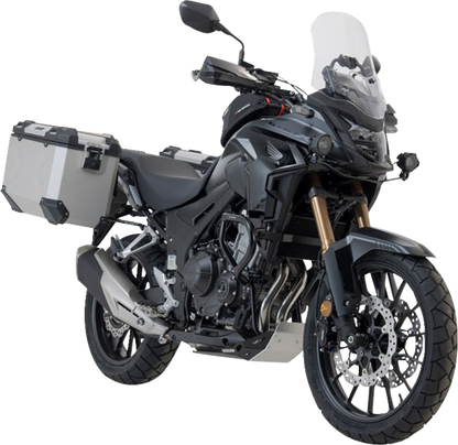 SW-MOTECH TRAX ADV Aluminum Case System - Silver - Honda CB/CBR/NX 500 '13-'24 KFT.01.400.70101/S