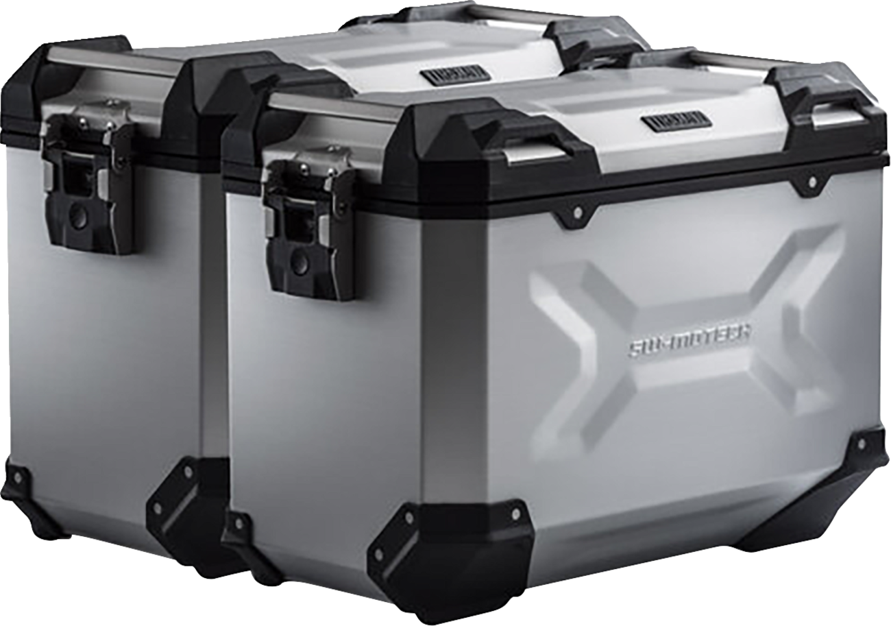 SW-MOTECH TRAX ADV Aluminum Case System - Silver - Honda NC750 '16-'20 KFT.01.699.70101/S