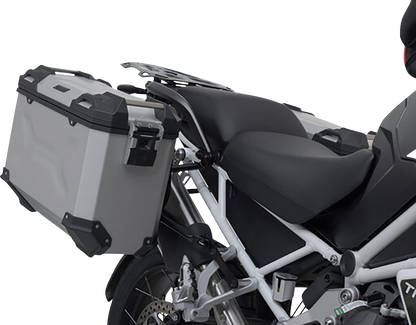 SW-MOTECH TRAX ADV Aluminum Case System - Silver - Triumph Tiger Explorer 1200 '22-'24 KFT.11.905.70102/S